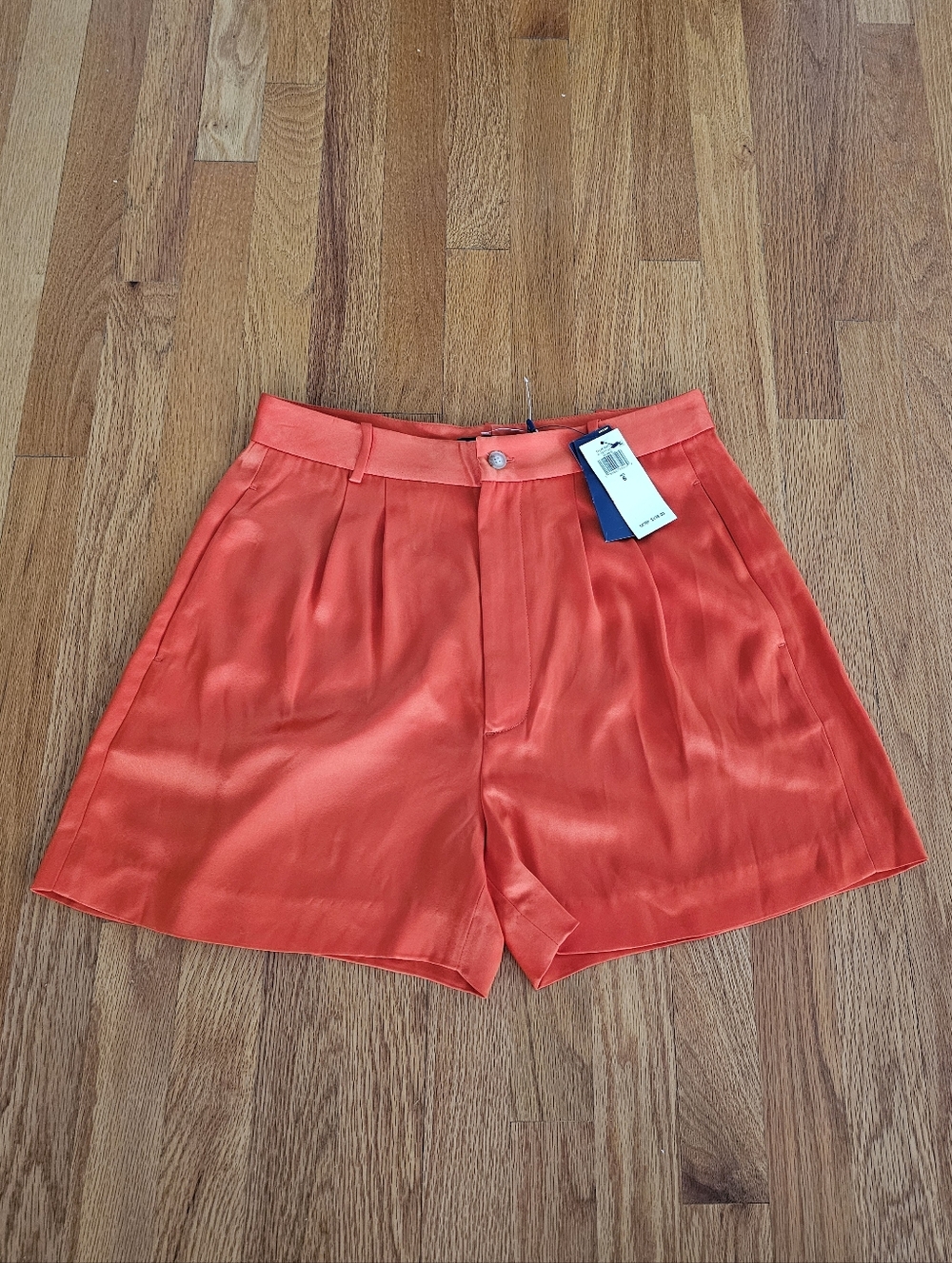 Silky Orange Ralph Lauren Shorts